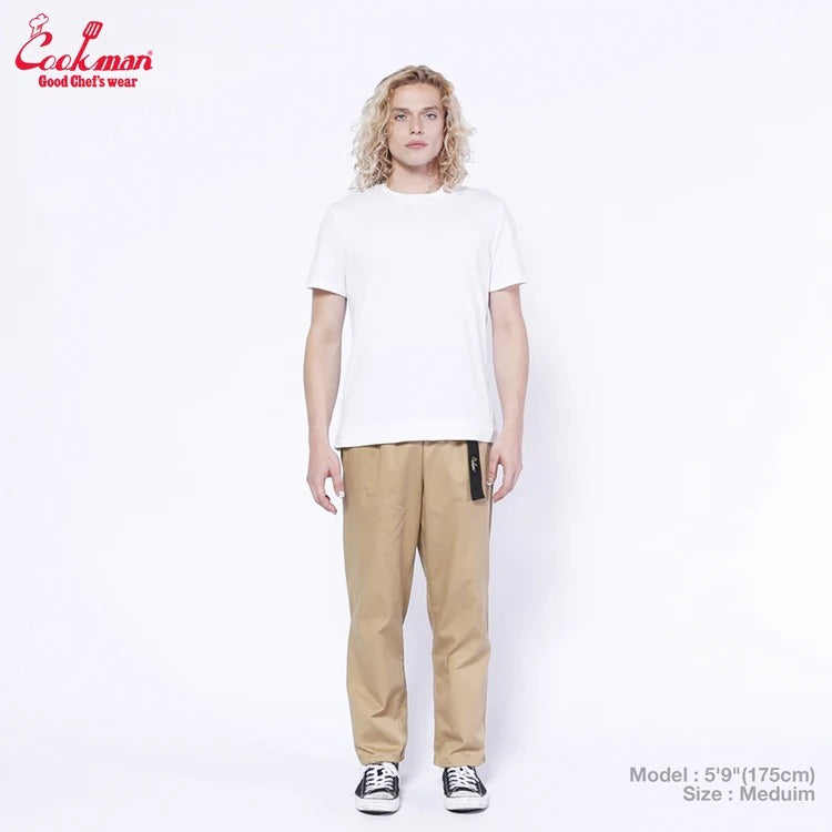 CHEF PANTS SEMIWIDE BLACK BELT - PEANUTS