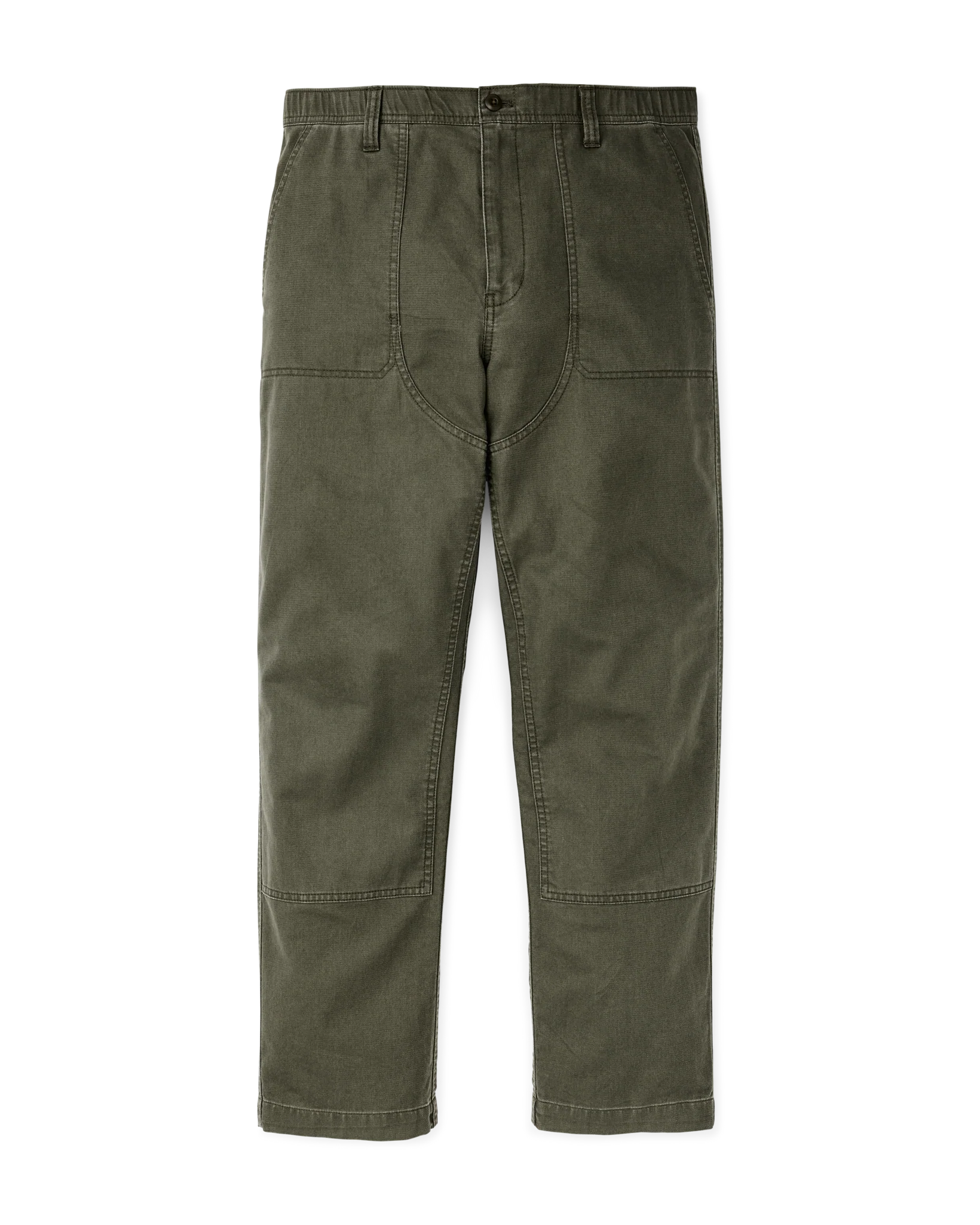 CLARKSTON DOUBLE FRONT PANTS - SURPLUS GREEN