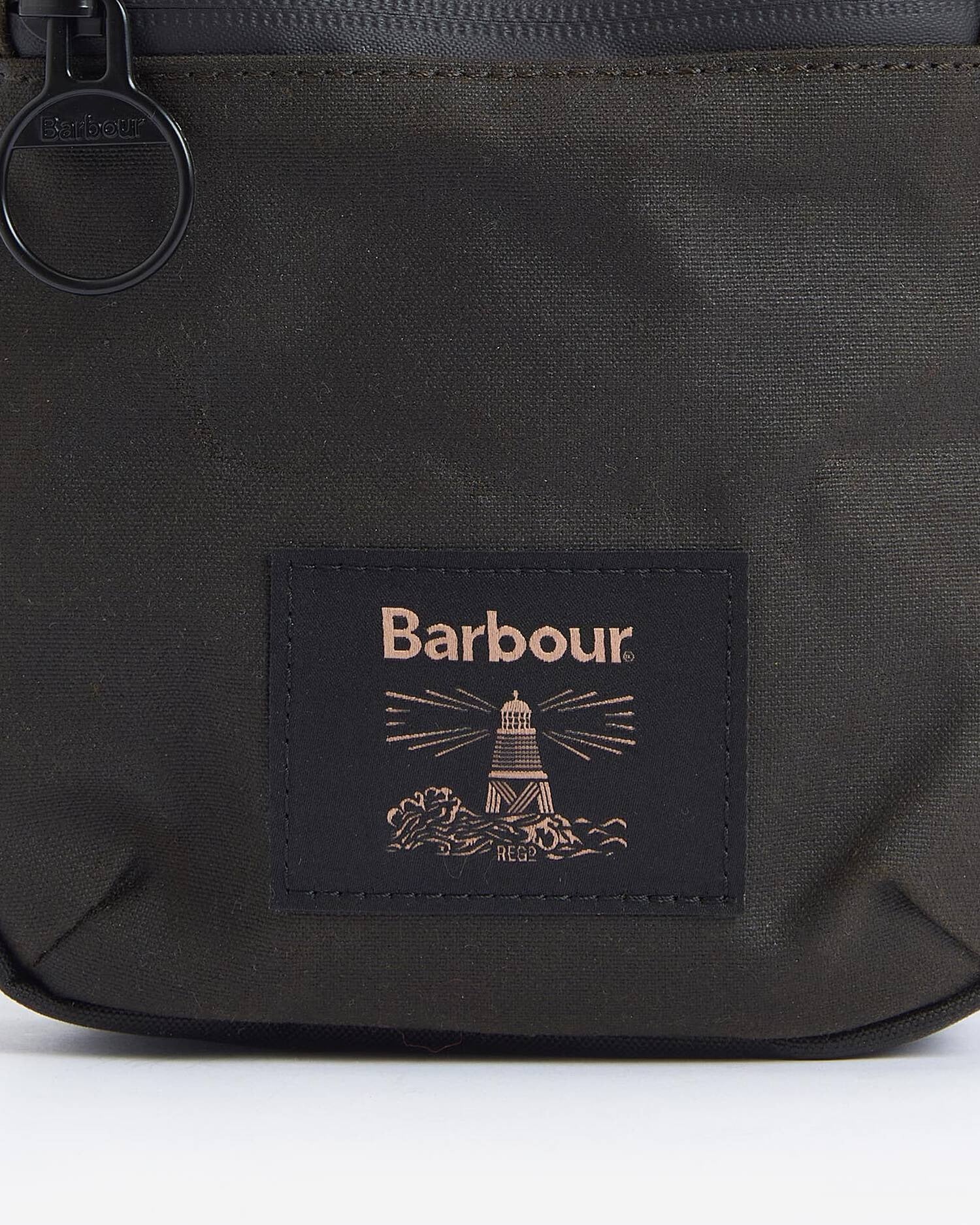 FIELD WAX CROSSBODY BAG - OLIVE/BLACK