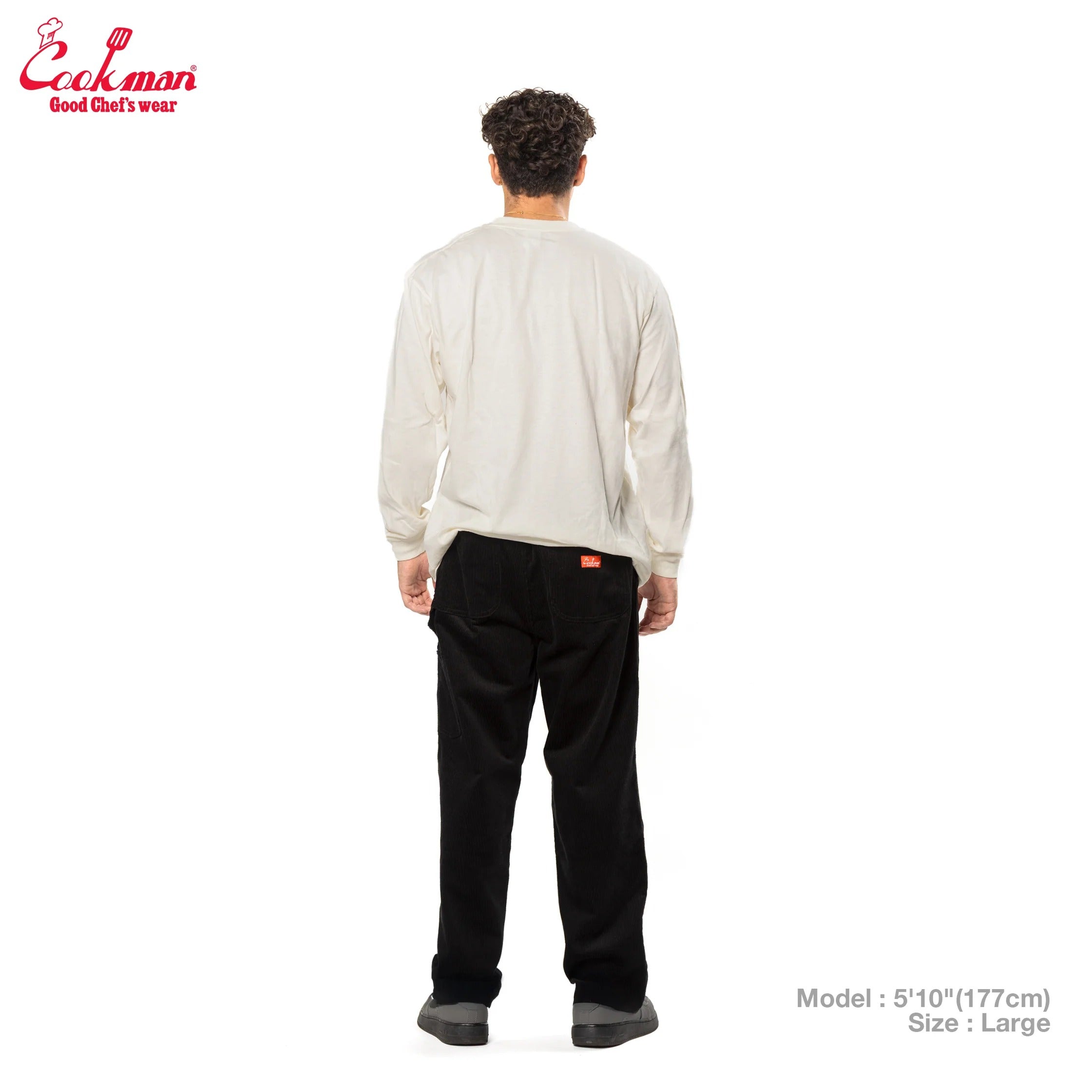 CARPENTER'S PANTS CORDUROY - BLACK