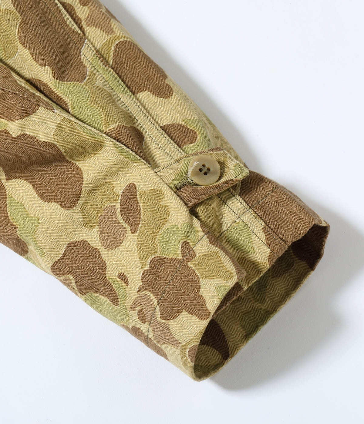 BR42585 TROUSERS HERRINGBONE TWILL CAMOUFLAGE - CAMOUFLAGE