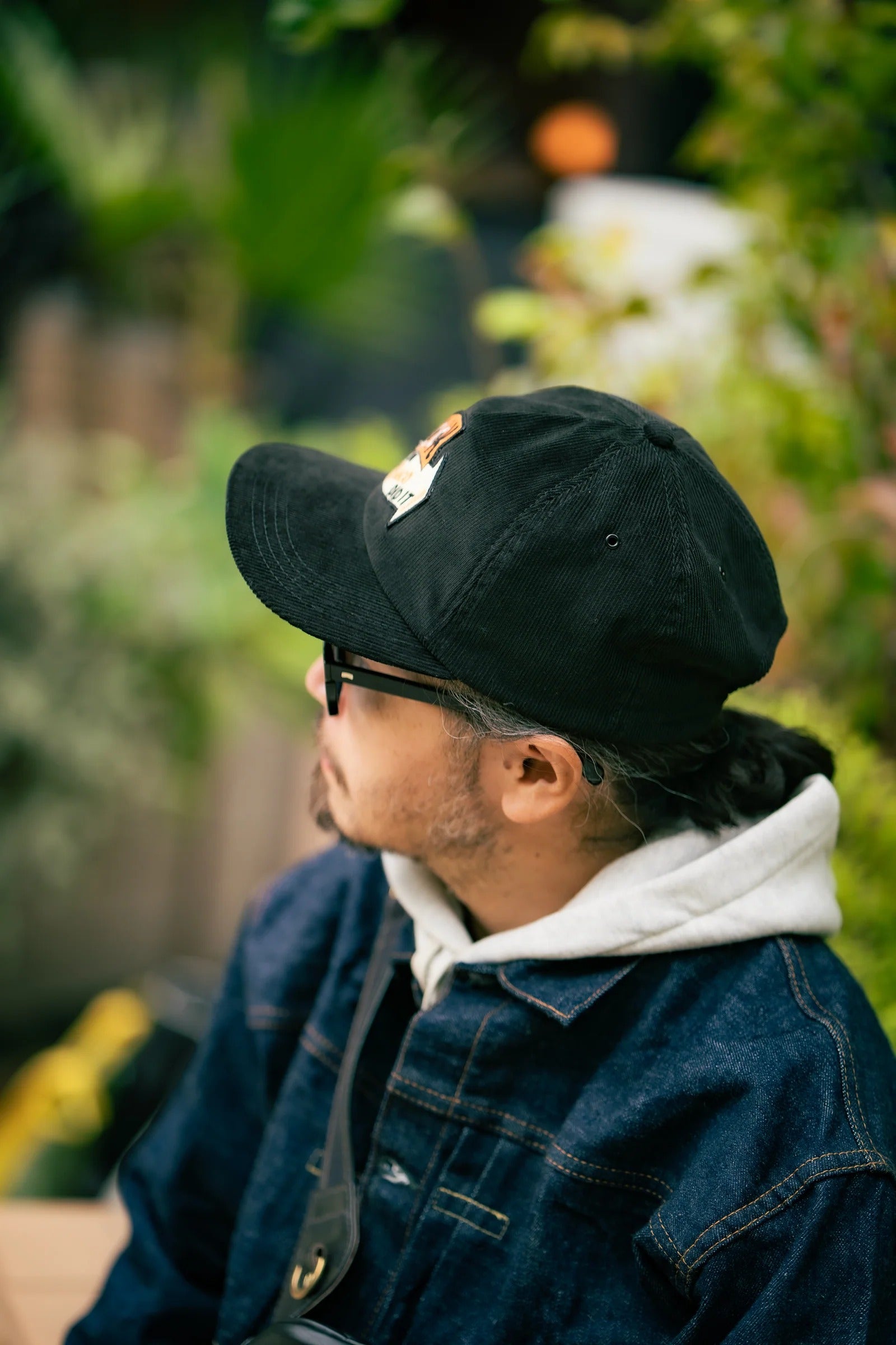 BA25106 FIVE PANEL CORDUROY CAP / LOOK AT HOW BUCO DID IT! - BLACK