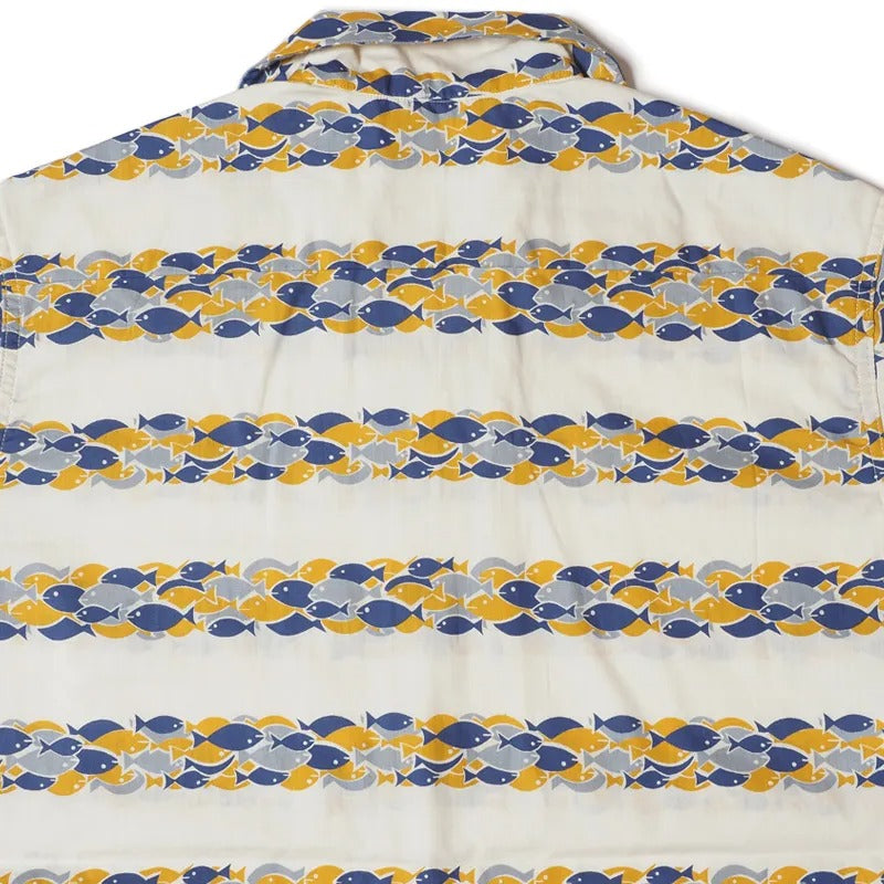 JG-18 SCHOOL OF FISH SHIRT - BLUE