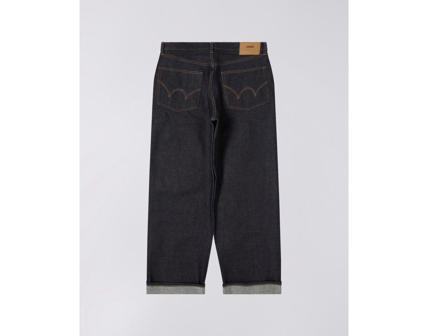 EEU05-189 WIDE PANT - BLUE UNWASHED