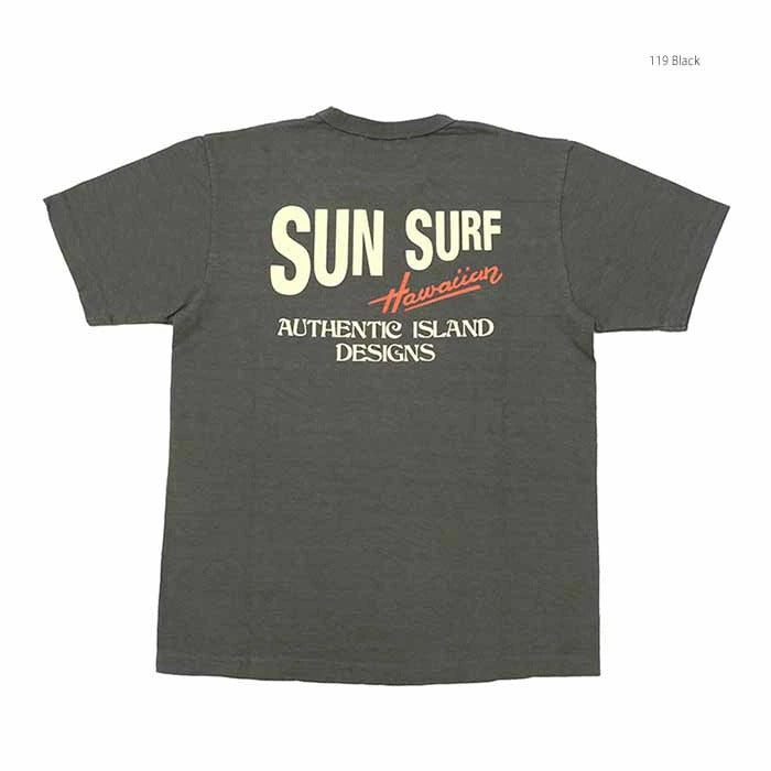 SS79378 S/S T-SHIRT "SUNSURF LOGO" - BLACK