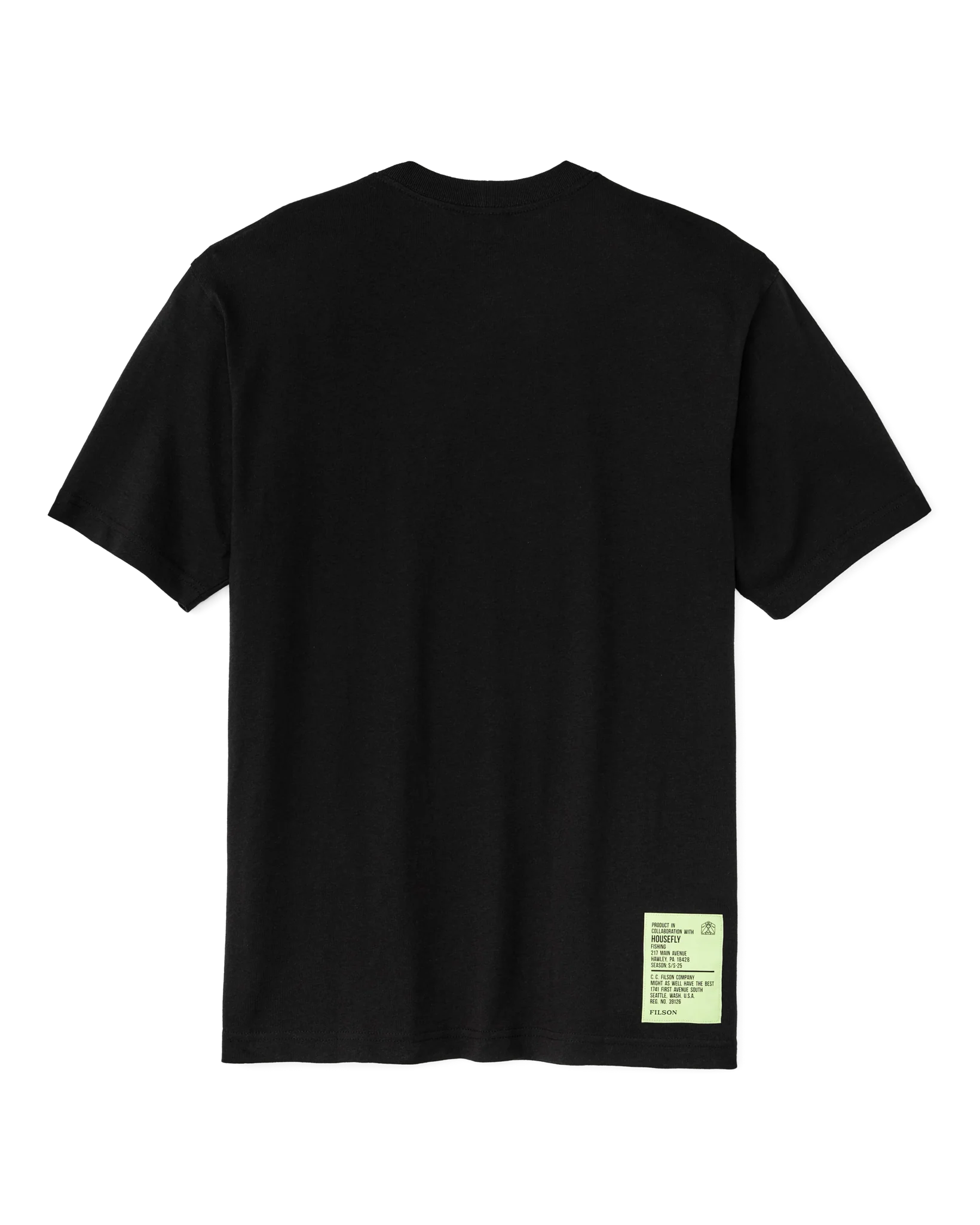 FILSON X HOUSEFLY FRONTIER GRAPHIC T-SHIRT - BLACK/WORLDWIDE
