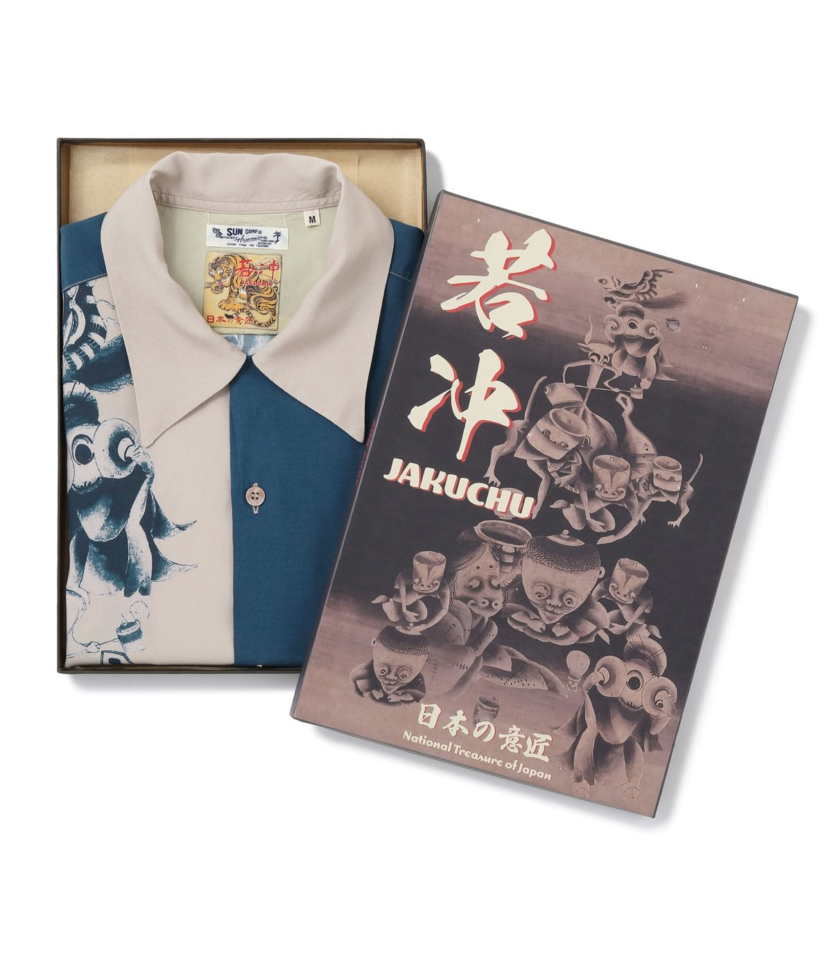 SS39534 SUN SURF × Ito Jakuchu SPECIAL EDITION “YOKAI” - NAVY