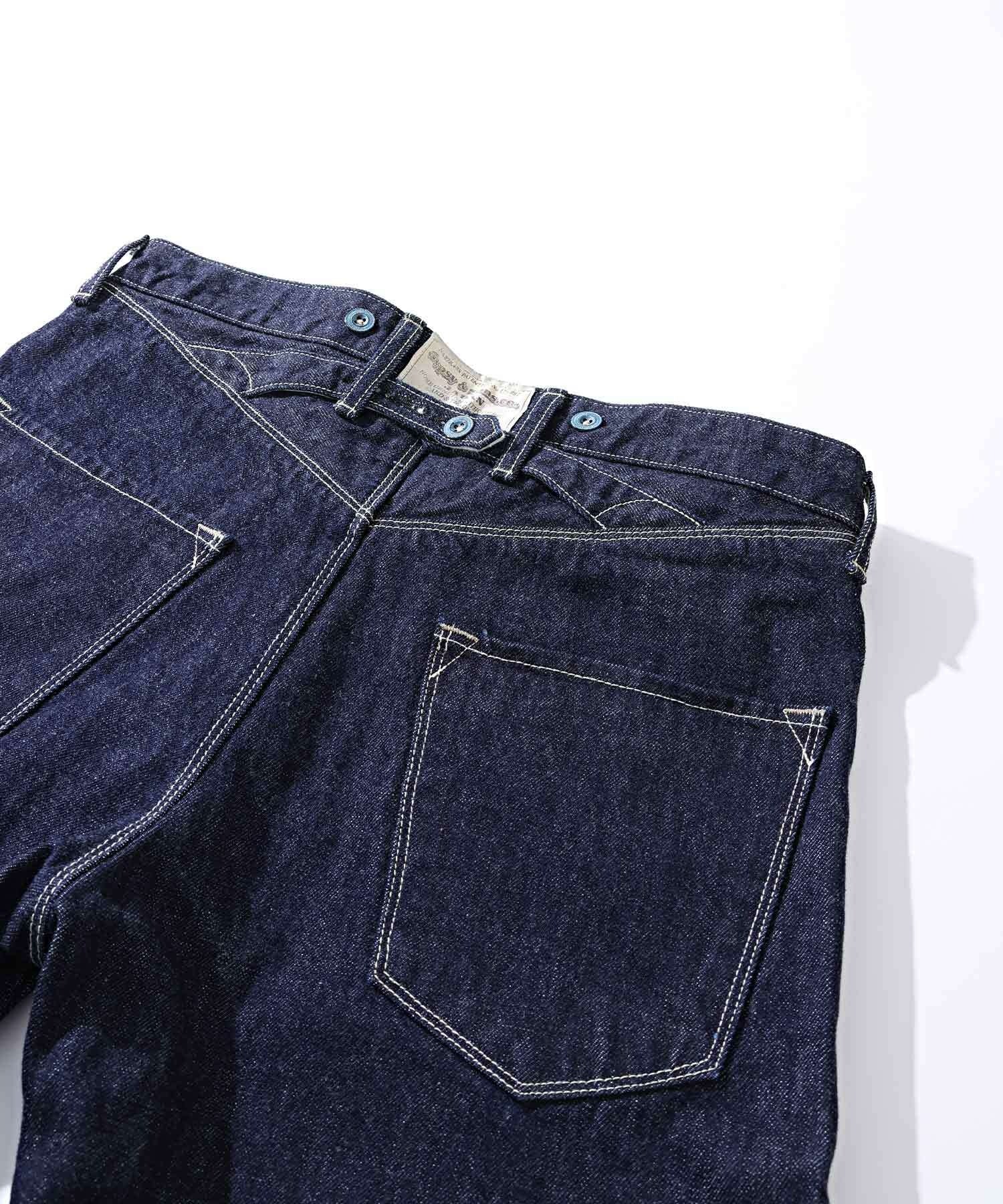 GS2449930 N/KEELMAN PANTS(O/WASH) - INDIGO