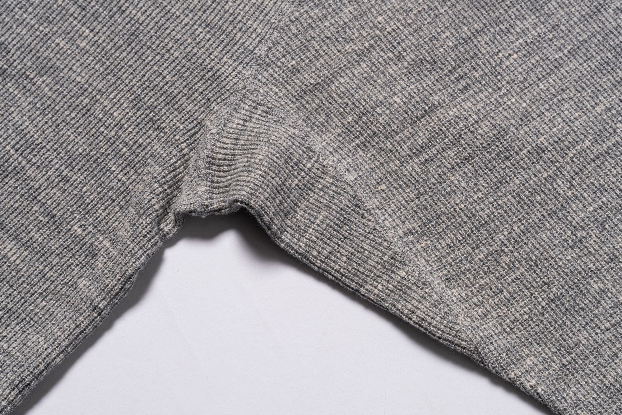 MC22120 WESTERN CARDIGAN STICH HENLEY SHIRT - GREY