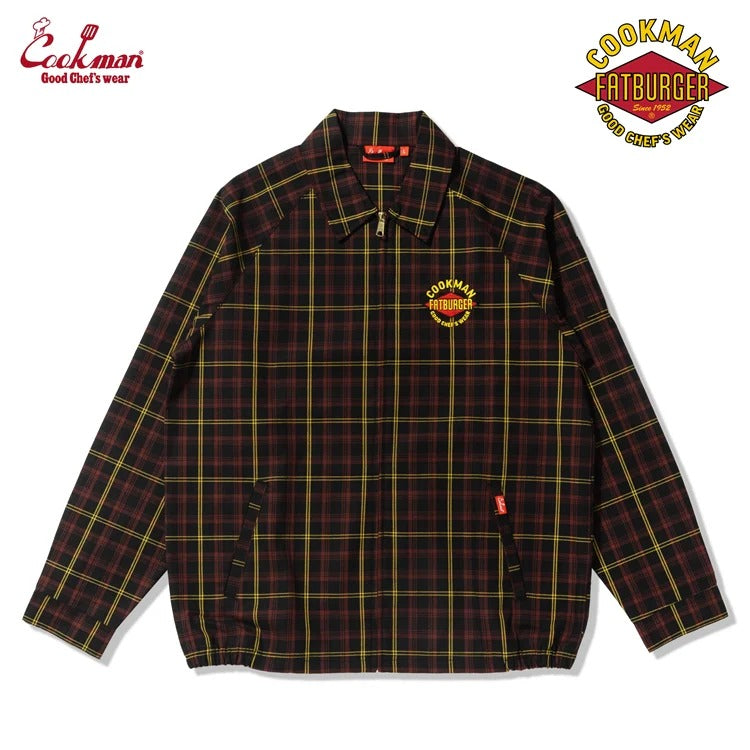 DELIVERY JACKET FAT Tartan Check - RED