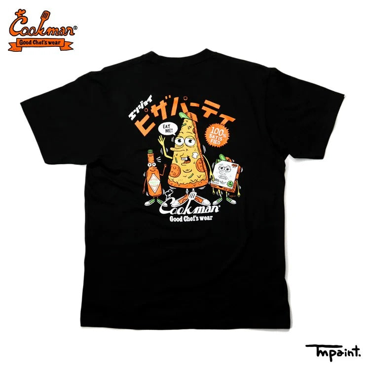 TM PAINT PIZZA PARTY TEE S/S - BLACK