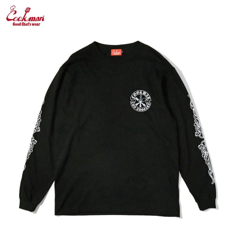 Long Sleeve Tees Cutlery - BLACK