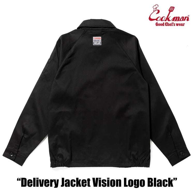 DELIVERY JACKET VISION LOGO - BLACK