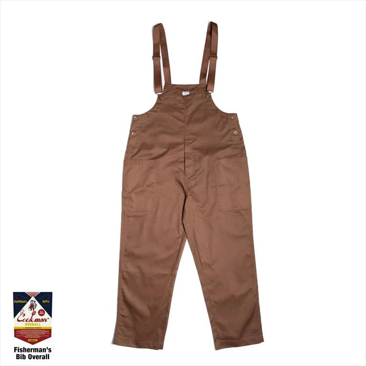 FISHERMAN'S BIB OVERALL - CHOCOLATE