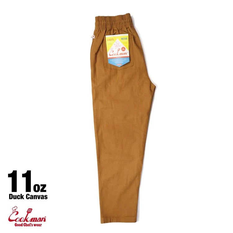 CHEF PANTS DUCK CANVAS - BROWN