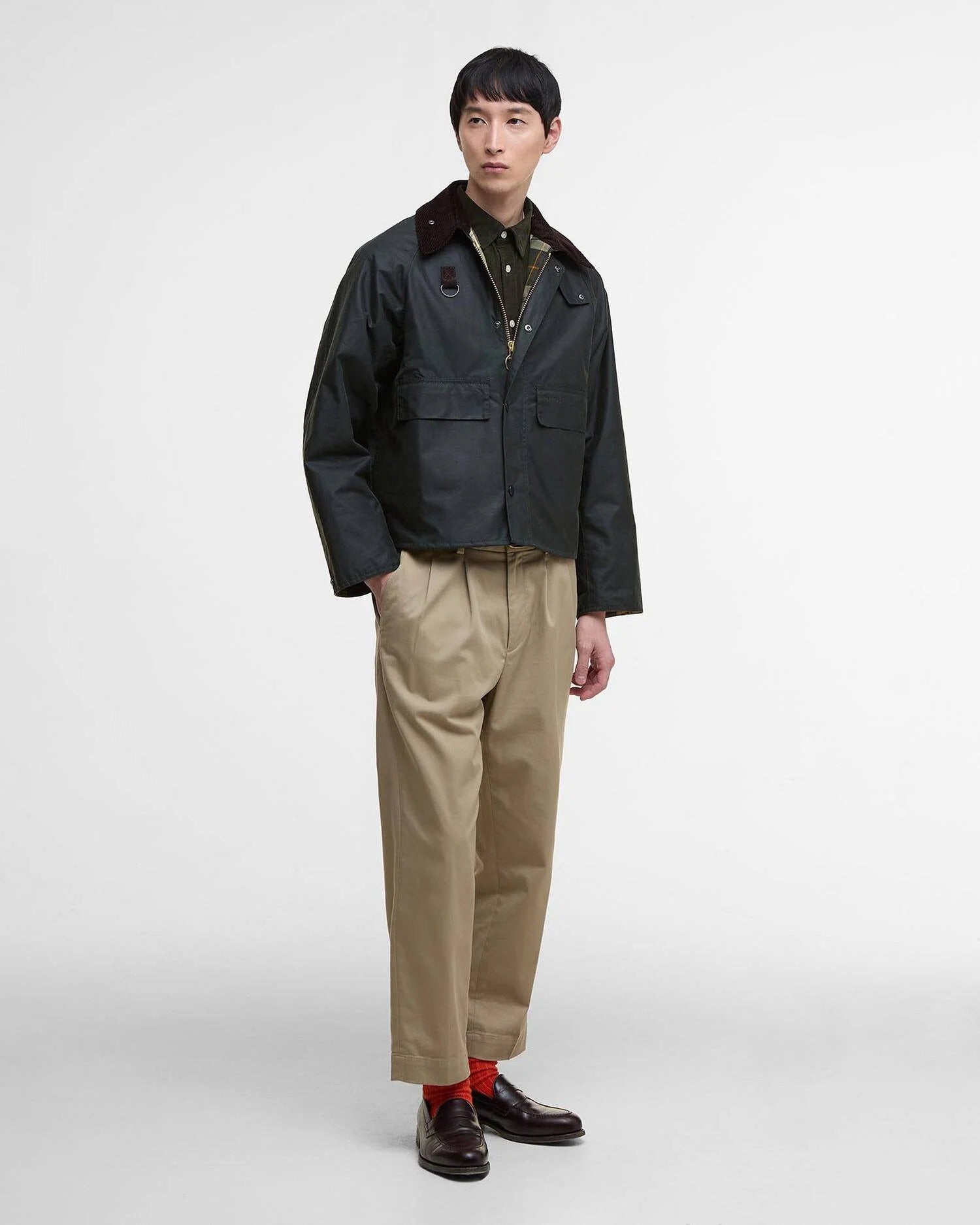 MODIFIED SPEY WAX JACKET - SAGE