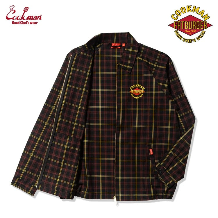 DELIVERY JACKET FAT Tartan Check - RED