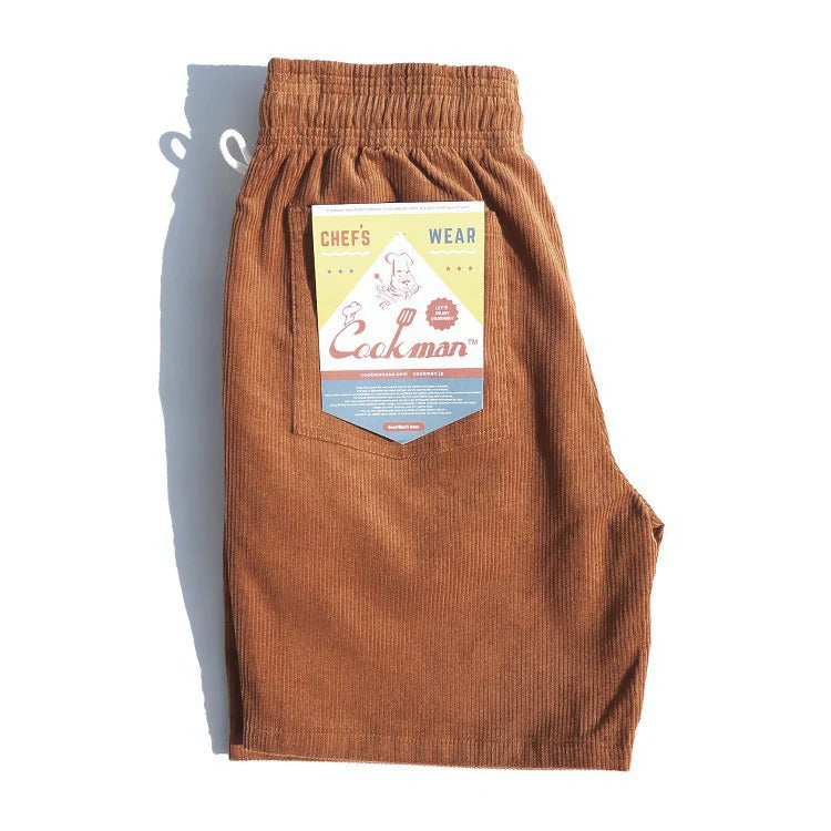 CHEF SHORT PANTS CORDUROY - BROWN