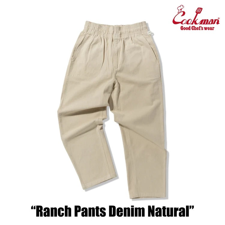 RANCH PANTS DENIM - Natural