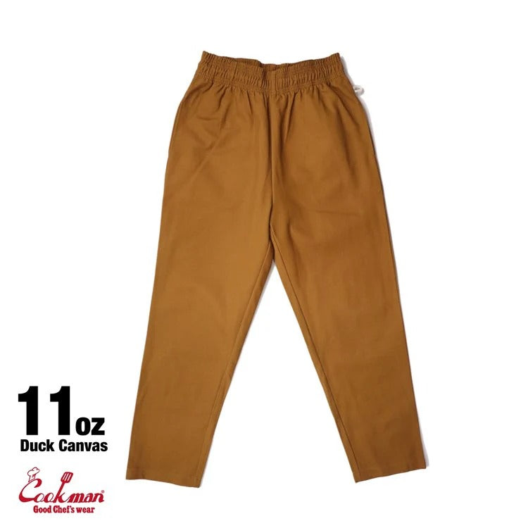 CHEF PANTS DUCK CANVAS - BROWN