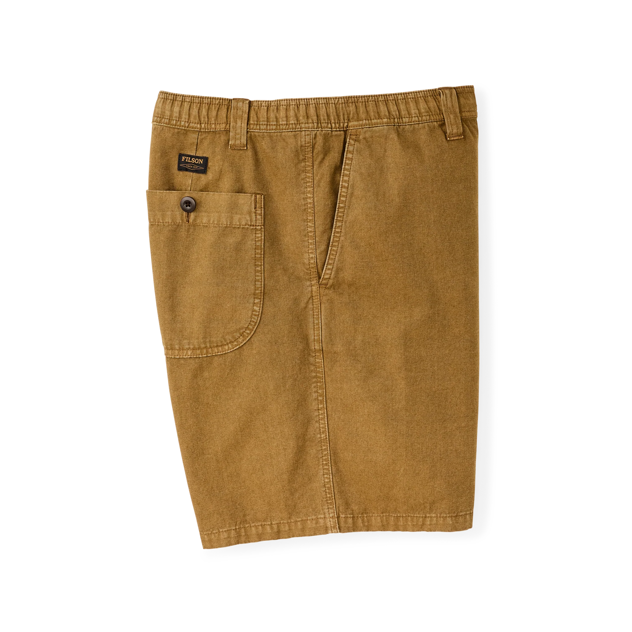 OAKVILLE CANVAS SHORTS - BRONZE BROWN