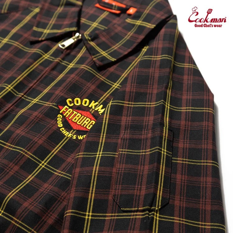 DELIVERY JACKET FAT Tartan Check - RED