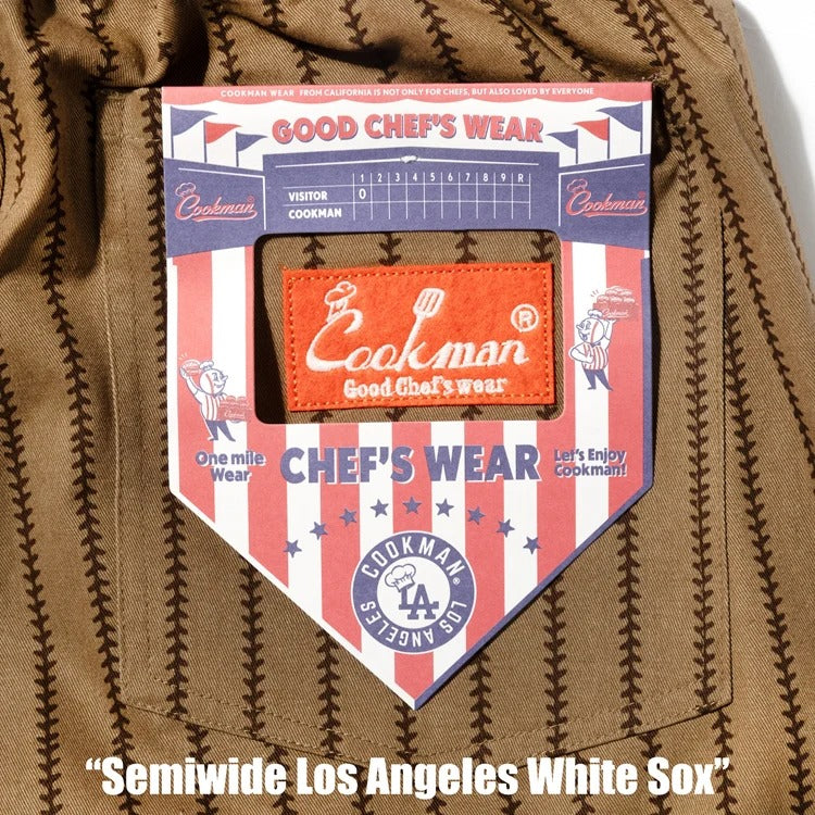 CHEF PANTS SEMIWIDE NEGRO LEAGUES LA White Sox - BROWN
