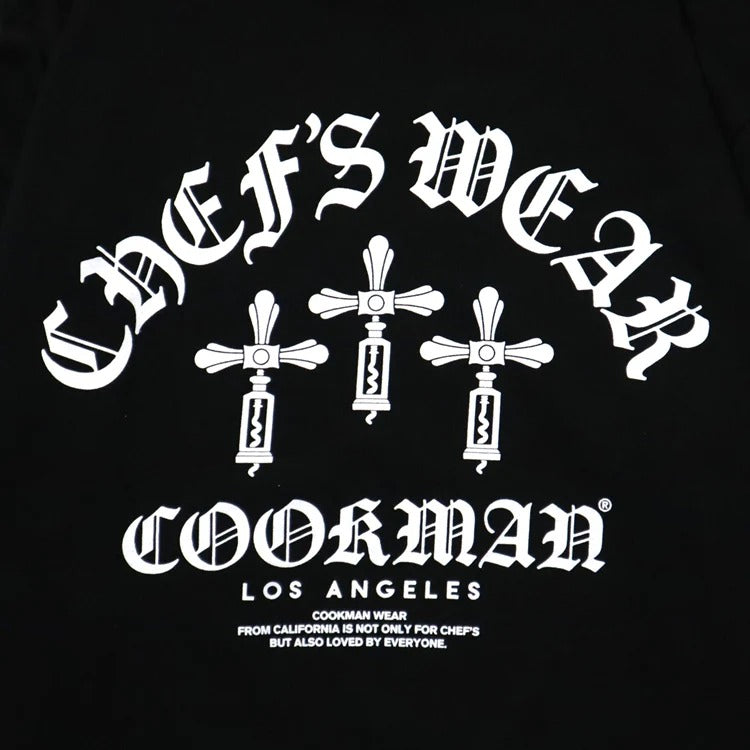 LONG SLEEVE TEES WINE OPENER - BLACK