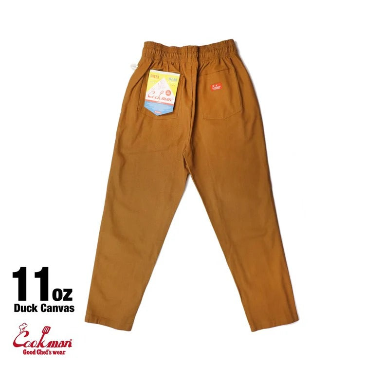 CHEF PANTS DUCK CANVAS - BROWN