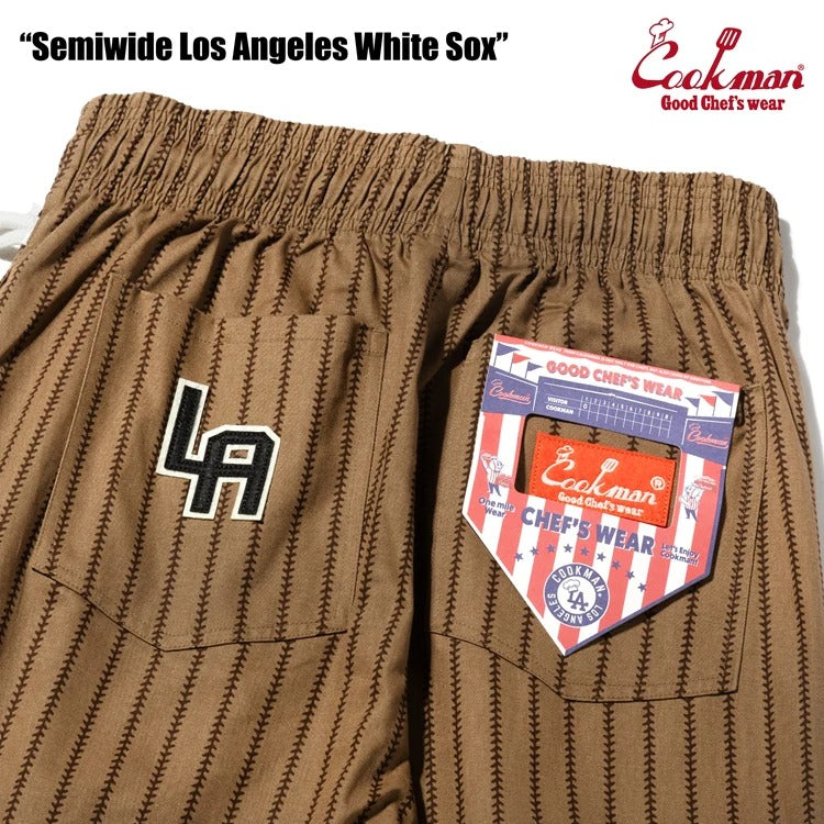 CHEF PANTS SEMIWIDE NEGRO LEAGUES LA White Sox - BROWN
