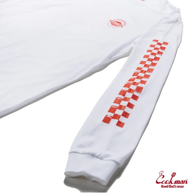 LONG SLEEVE TEES FAT CHECKER - WHITE