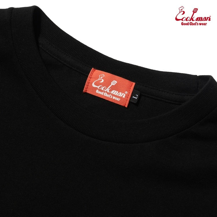 LONG SLEEVE TEES FAT CHECKER - BLACK