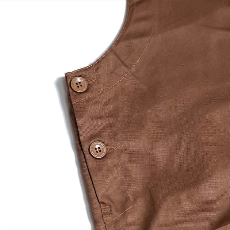 FISHERMAN'S BIB OVERALL - CHOCOLATE