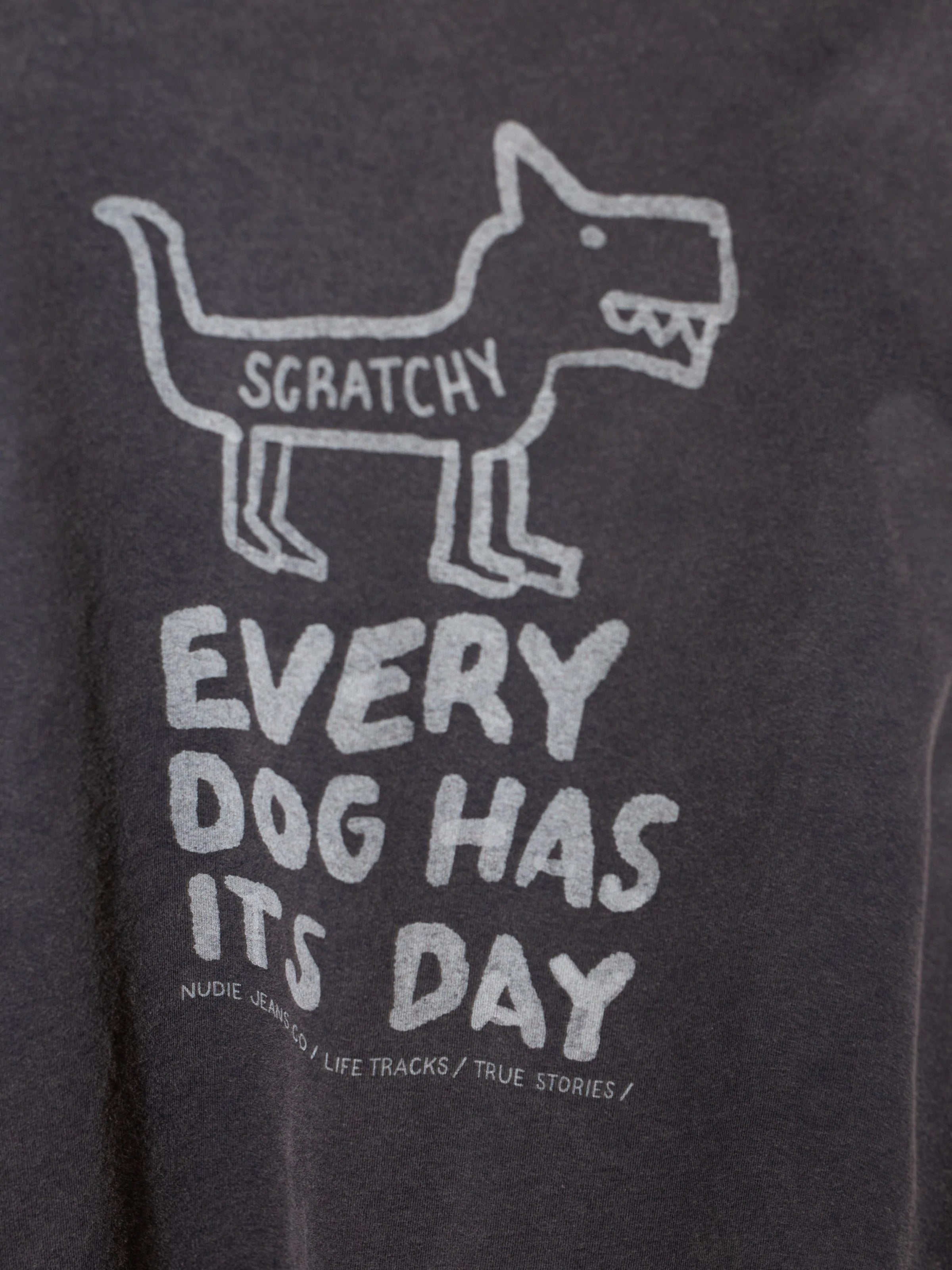 Koffe Scratched Tracks T-Shirt - Antracite