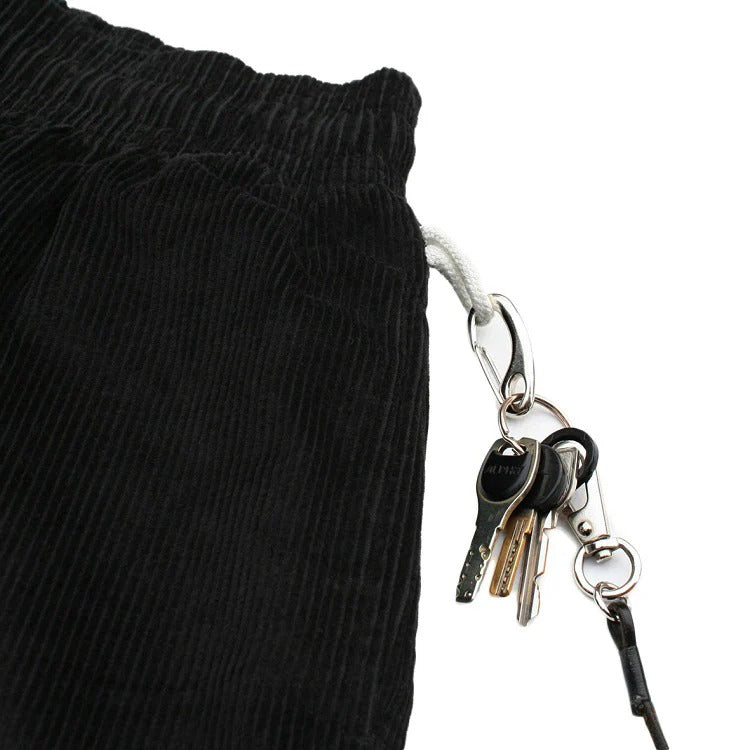 CHEF SHORT PANTS CORDUROY - BLACK