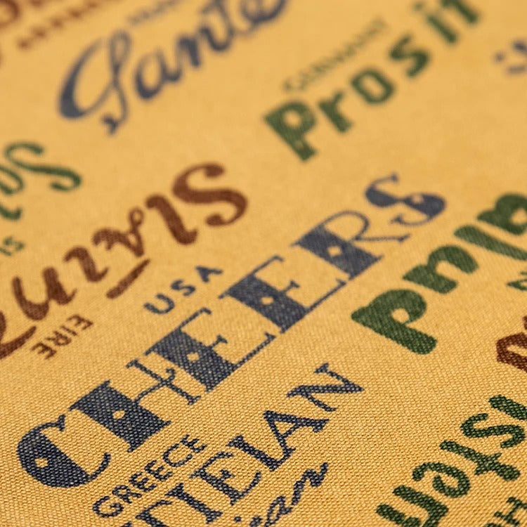 CHEF PANTS SEMIWIDE WASHED DUCK CANVAS CHEERS - BEIGE