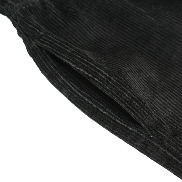 CHEF SHORT PANTS CORDUROY - BLACK