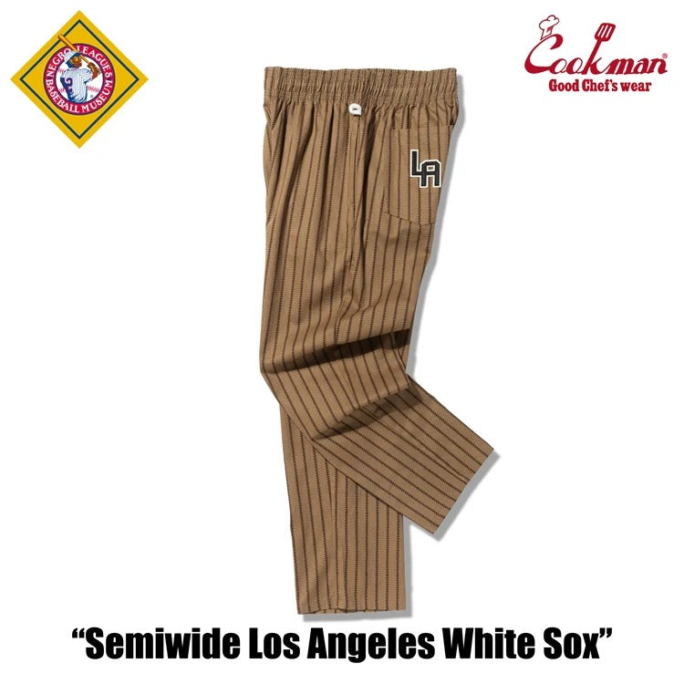 CHEF PANTS SEMIWIDE NEGRO LEAGUES LA White Sox - BROWN