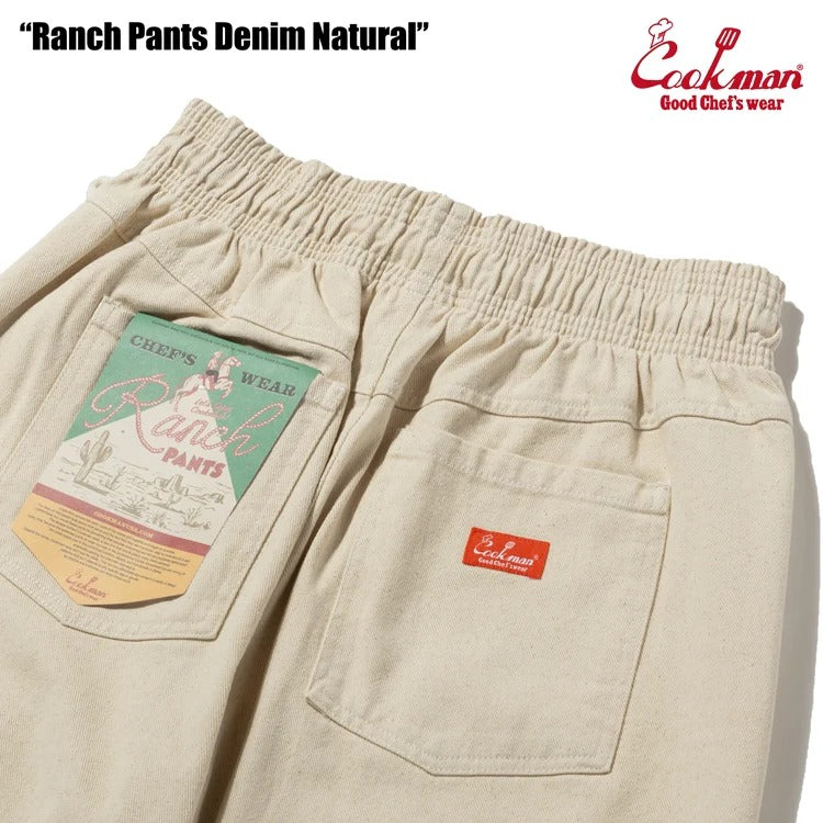 RANCH PANTS DENIM - Natural