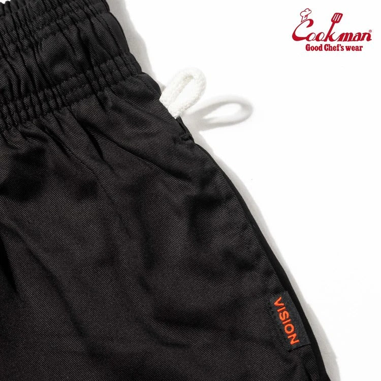 CHEF PANTS VISION LOGO - BLACK