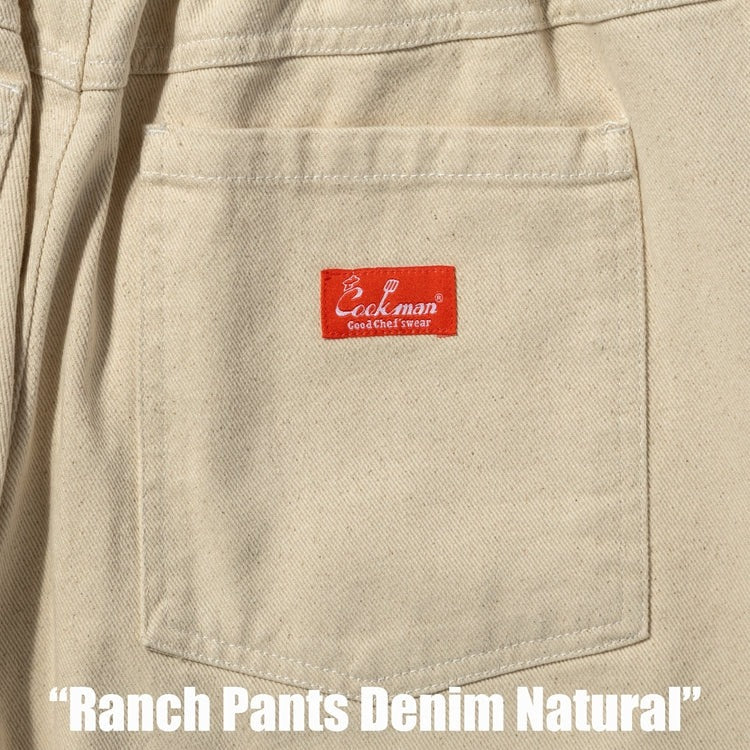 RANCH PANTS DENIM - Natural
