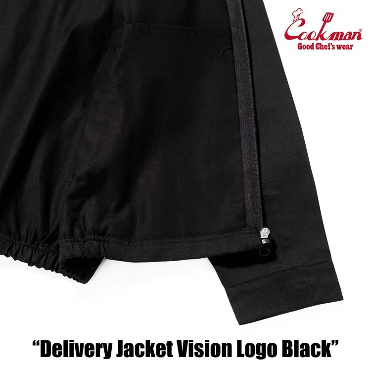 DELIVERY JACKET VISION LOGO - BLACK