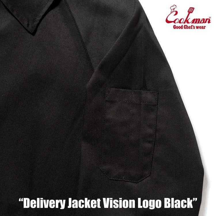 DELIVERY JACKET VISION LOGO - BLACK