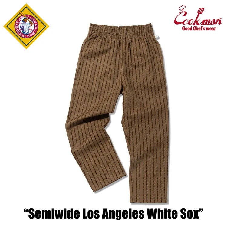 CHEF PANTS SEMIWIDE NEGRO LEAGUES LA White Sox - BROWN