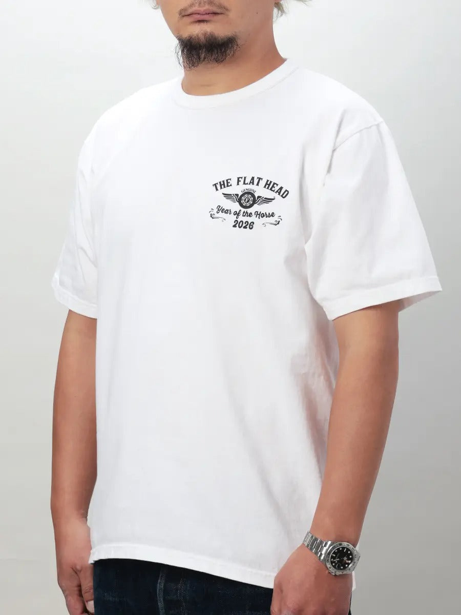 FN-THC-KM17 MIWA KOMATSU 2026 ZODIAC HORSE - WHITE