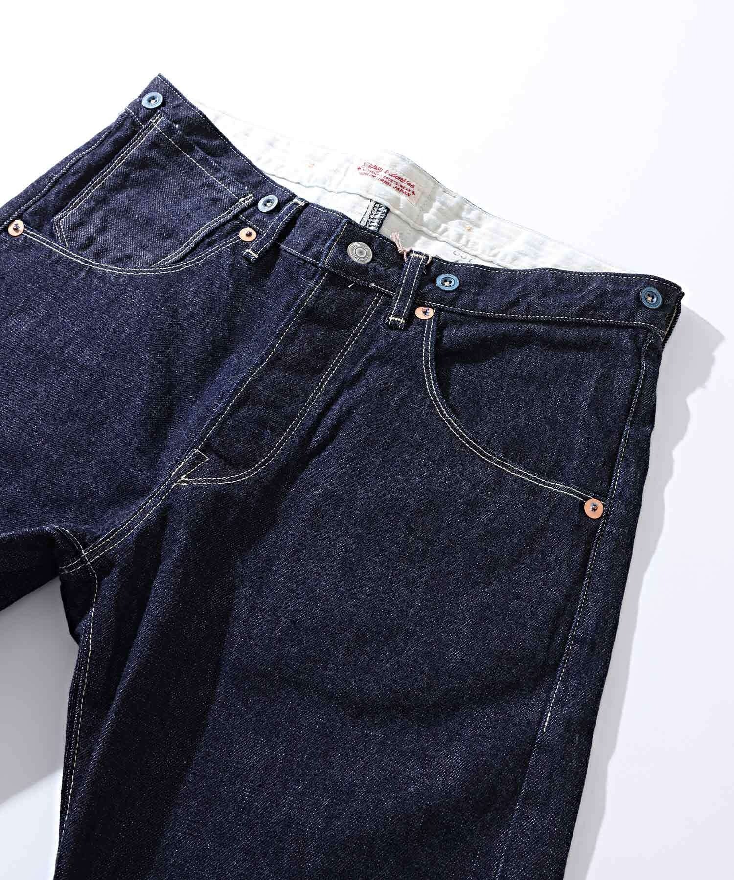 GS2449930 N/KEELMAN PANTS(O/WASH) - INDIGO