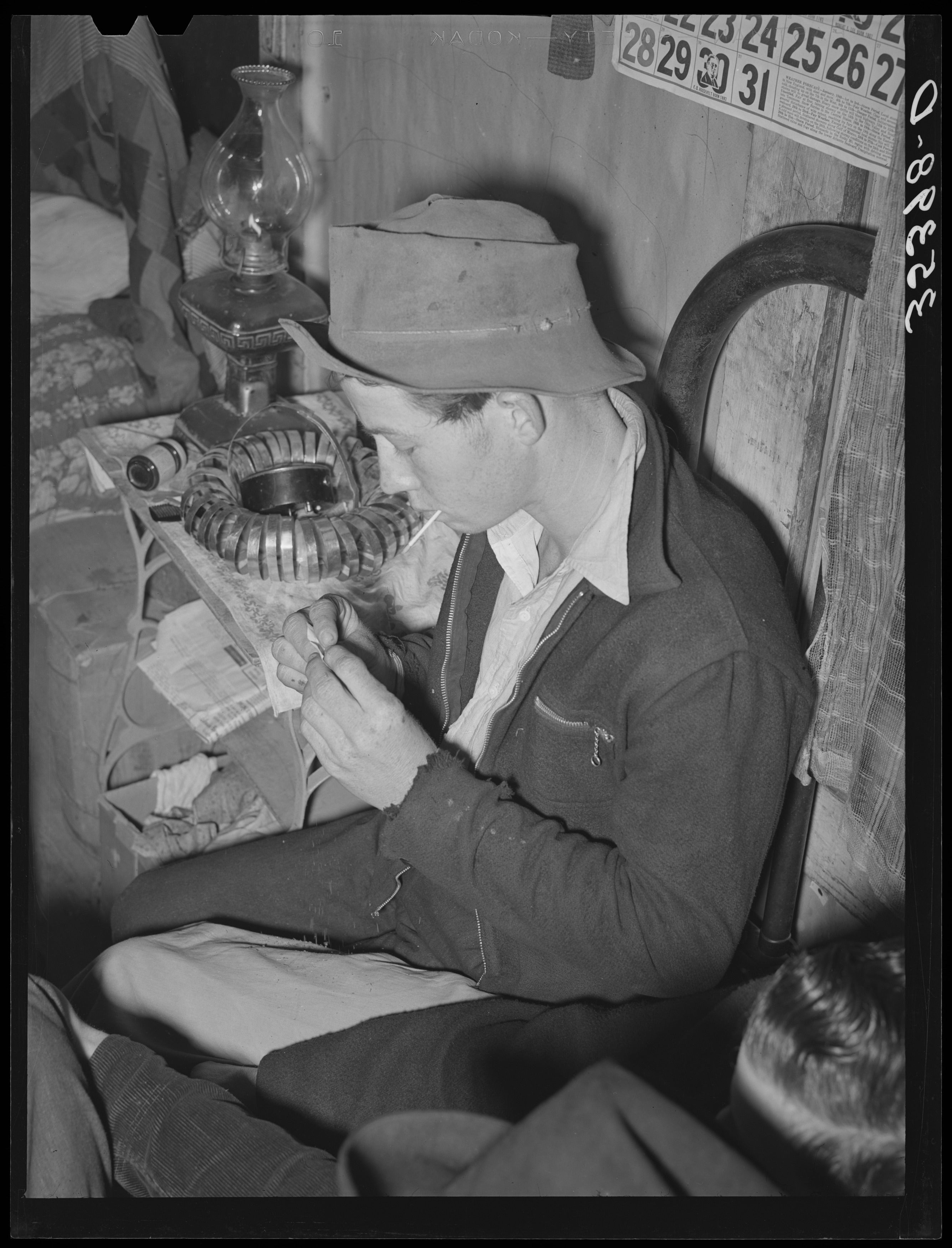 MJ25111 WOOL FIELD SPORTS JACKET - BLACK