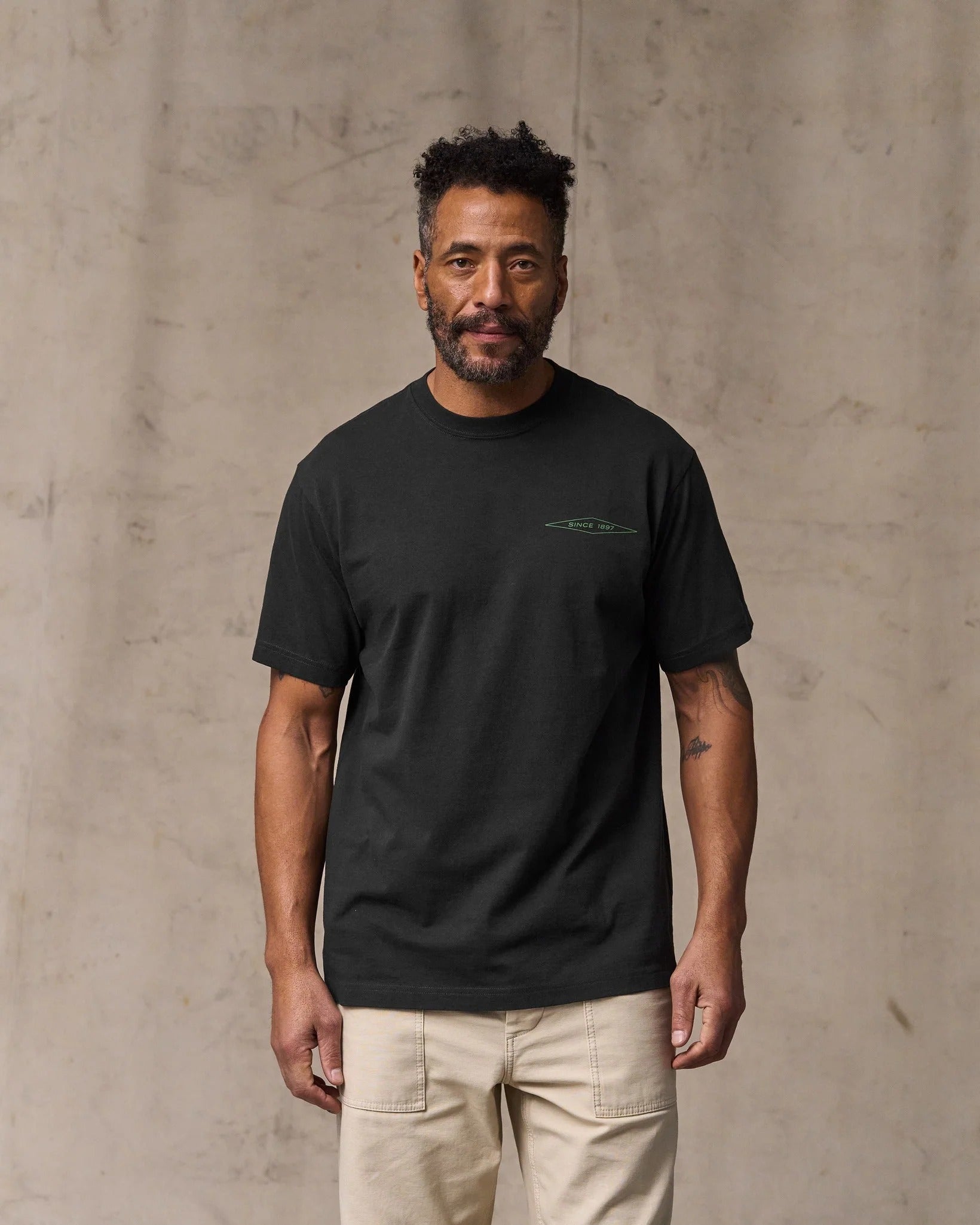 Diamond Graphic T-Shirt - Black