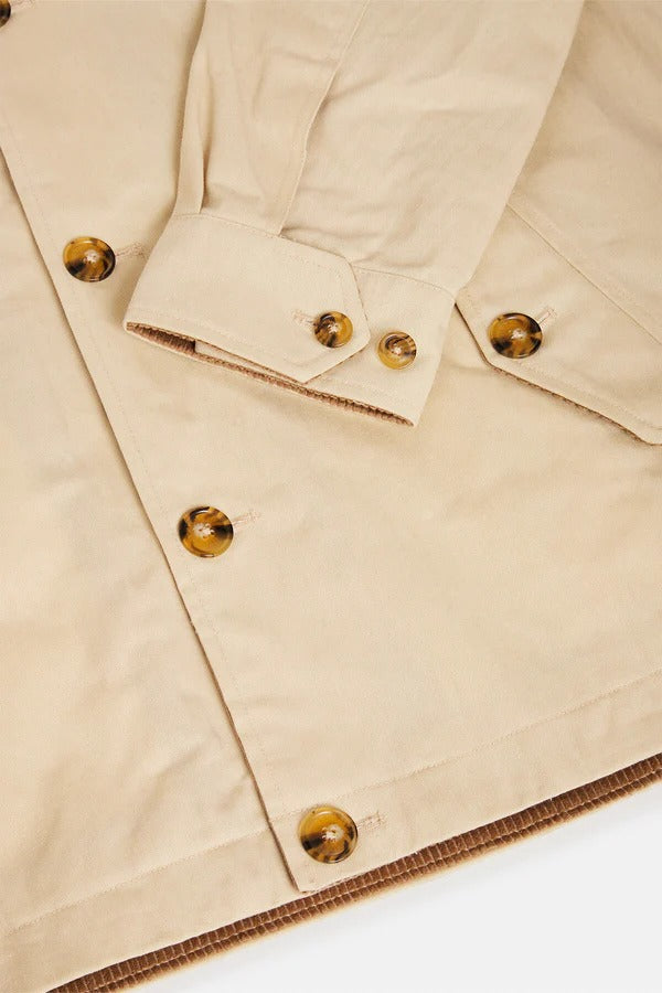DRY WAX DECK JACKET - ANTIQUE WHITE