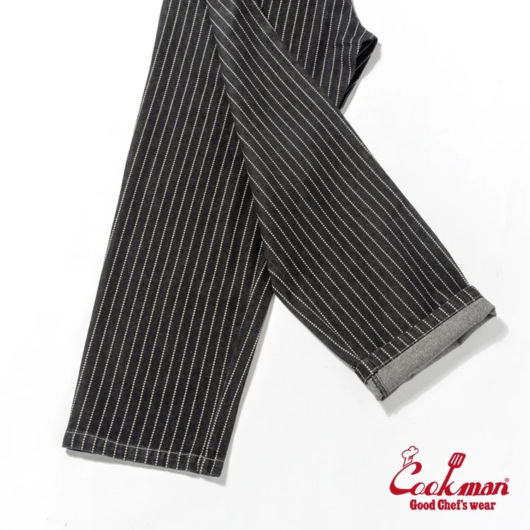CHEF PANTS SEMIWIDE WABASH DENIM  - BLACK